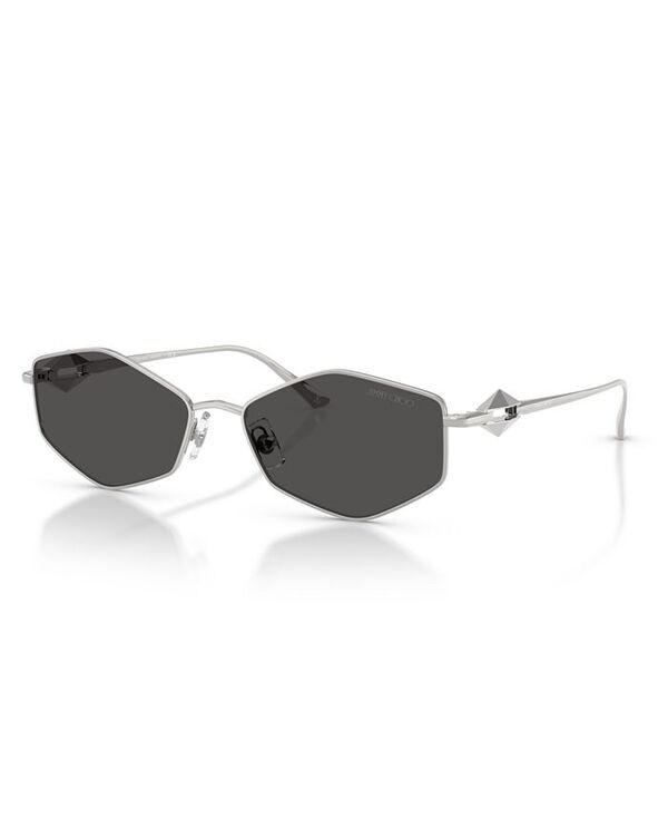 ジミーチュー レディース 付属物 サングラス・アイウェア Jimmy Choo Women\u0027s Large Sunglasses JC4017 Silver しろがね色
