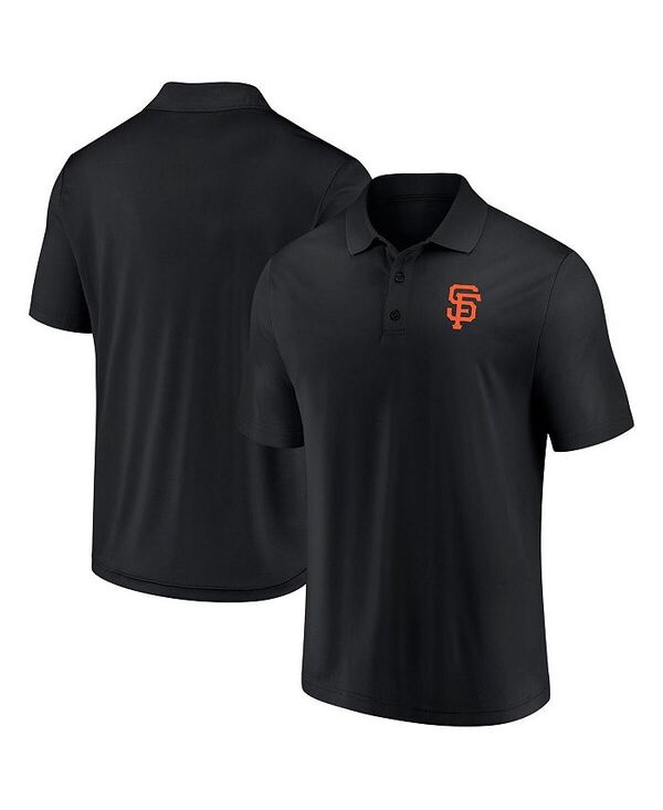 ファナティクス メンズ トップス ポロシャツ ロゴ Fanatics Men's Black San Francisco Giants Primary Logo Polo Black ブラック
