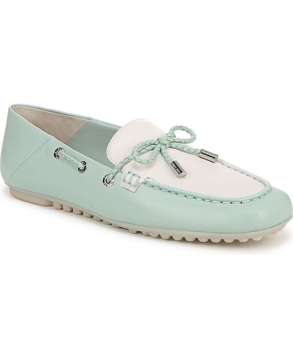 フランコサルト レディース シューズ パンプス Franco Sarto Women's Zepher Square Toe Apron Toe Boat Shoes Seaside Blue/White Leather ホワイト