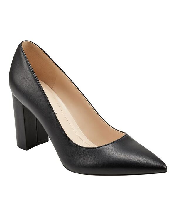 マークフィッシャー レディース シューズ パンプス ヒール Marc Fisher Women's Viviene Slip-On Block Heel Dress Pumps Black ブラック