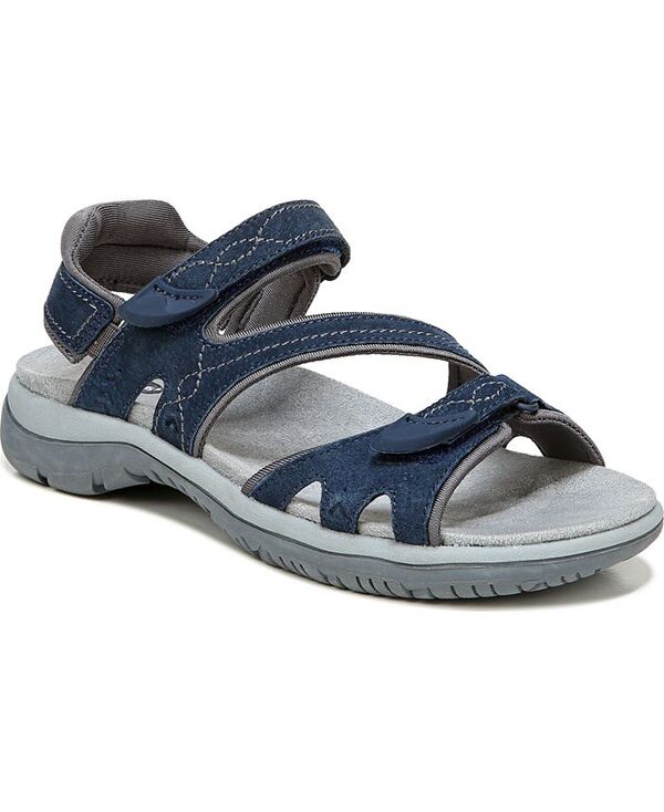 ドクター・ショール レディース シューズ サンダル アンクル Dr. Scholl's Women's Adelle Ankle Strap Sandals Elegant Navy Suede ネイビー
