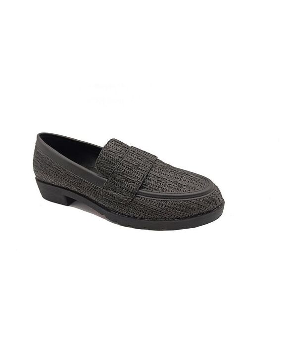 ケネスコール レディース シューズ スリッポン・ローファー ローファー Kenneth Cole Reaction Women's Fern Loafers Black Raffia ブラック 18,735円