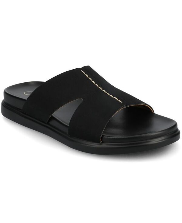 ジュルネ コレクション レディース シューズ サンダル Journee Collection Women's Misey Single Band Slip-On Wedge Sandals Black ブラック