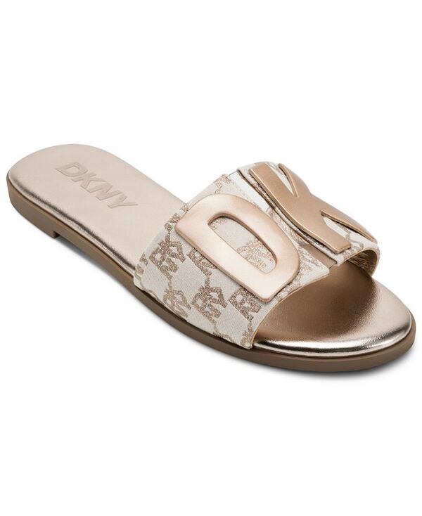 ダナ キャラン ニューヨーク レディース シューズ サンダル DKNY Women's Waltz Slip-On Flat Sandals Bone