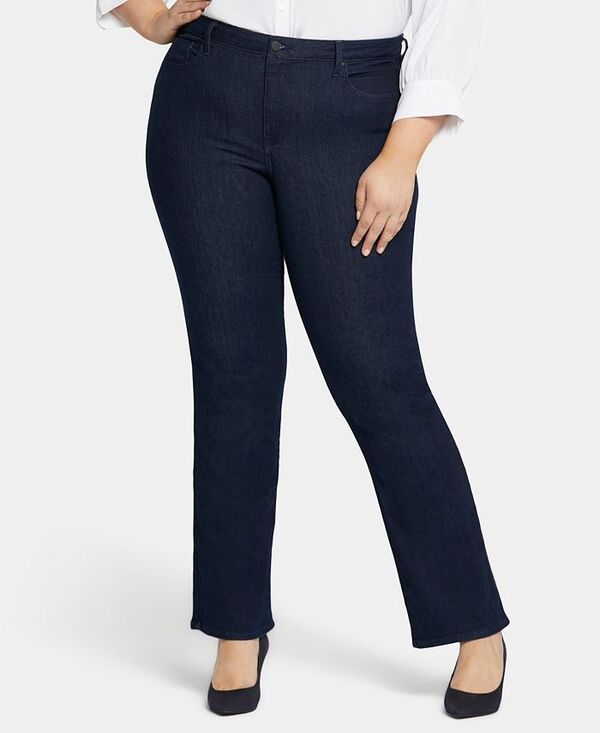 エヌワイディージェイ レディース ボトムス デニムパンツ ブーツカット プラスサイズ ブーツ NYDJ Plus Size Barbara Bootcut Jean Rinse