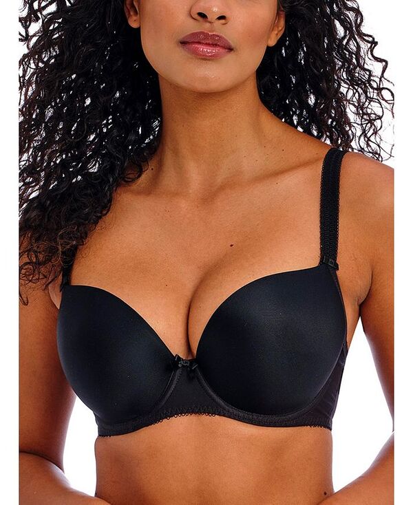 フレイヤ レディース トップス Tシャツ Freya Women's Deco Plunge T-shirt Bra AA4234 Black ブラック