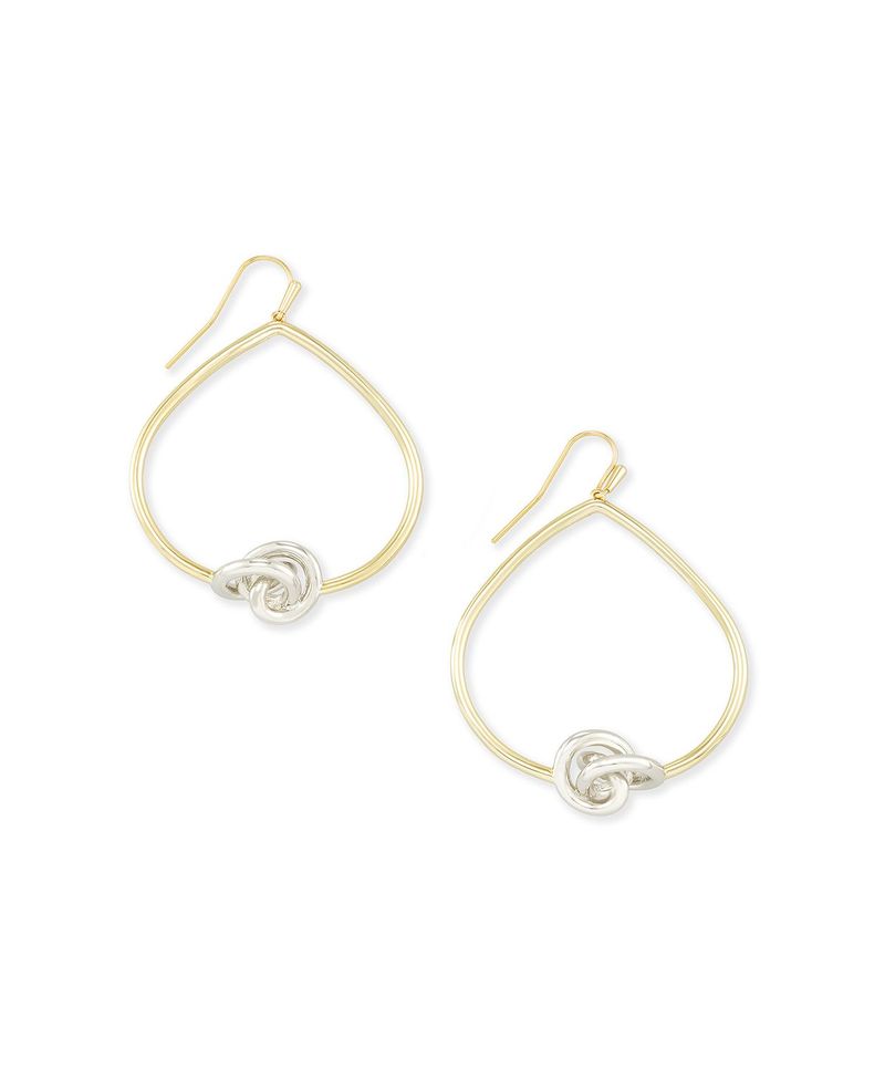 安い割引 Love アクセサリー ピアス イヤリング レディース ケンドラスコット Knot Two Tone Earrings Drop Open 51 Two To Merilinha Com Br