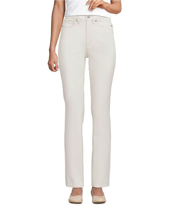 ランズエンド レディース ボトムス カジュアルパンツ パンツ Lands' End Women's Stretch Chino High Rise Slim Pants Light stone ストーン