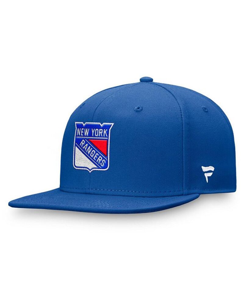 ファナティクス メンズ アクセサリー 帽子 ロゴ Fanatics Men's Royal New York Rangers Core Primary Logo Fitted Hat Royal｜ReVida 店