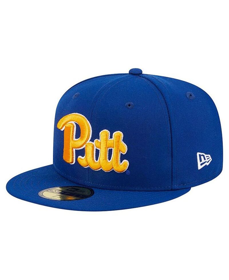 ニューエラ メンズ アクセサリー 帽子 New Era Men's Royal Pitt Panthers 59FIFTY Fitted Hat Royal|ReVida 店
