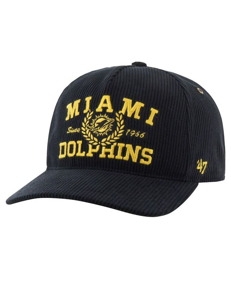 47 ブランド メンズ アクセサリー 帽子 '47 Brand Men's Black Miami Dolphins Letterman Hitch Adjustable Hat Black ブラック 8,266円