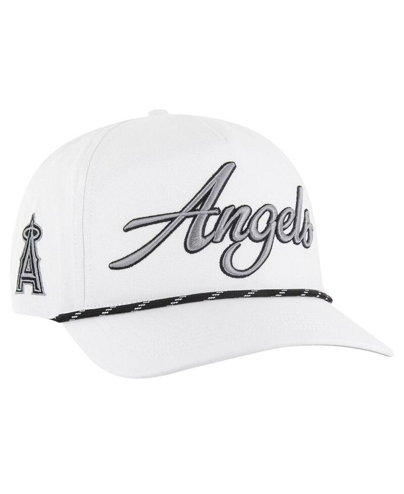 47 ブランド メンズ アクセサリー 帽子 '47 Brand Men's White Los Angeles Angels Overhand Speckle Hitch Rope Adjustable Hat White ホワイト 8,495円