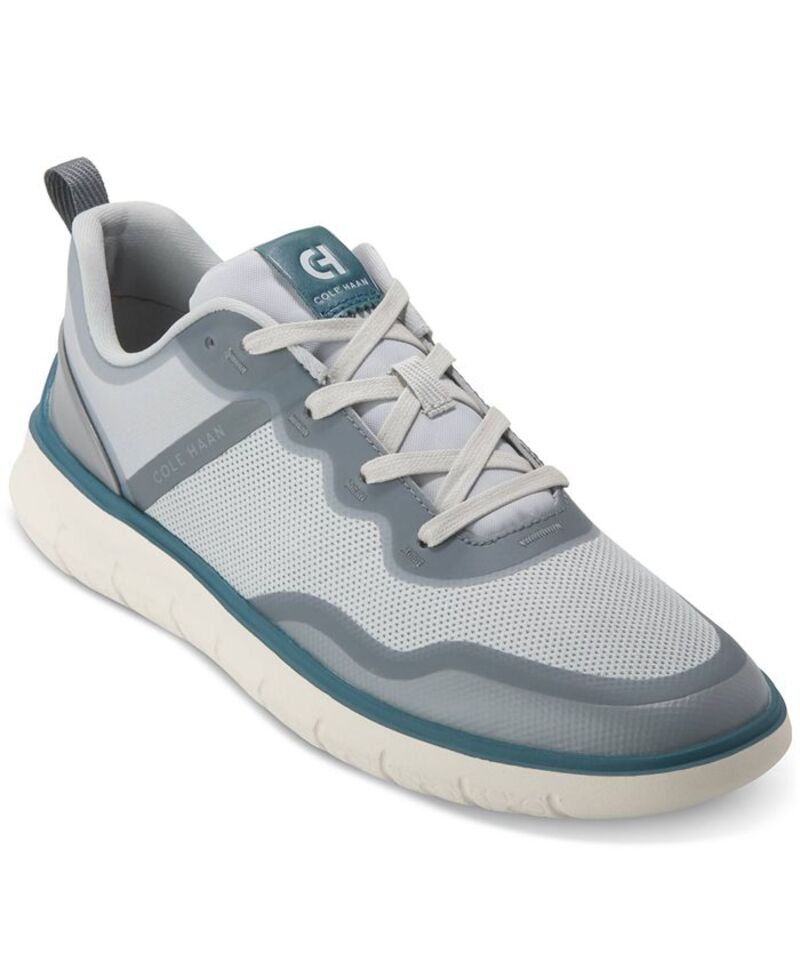 電話を掛けるハーン メンズ シューズ スニーカー スピード競技 Cole Haan Men\u0027s Generation ZEROGRAND Stitchlite Lace-Up Sneakers Microchip-Sea Stone 石ころ