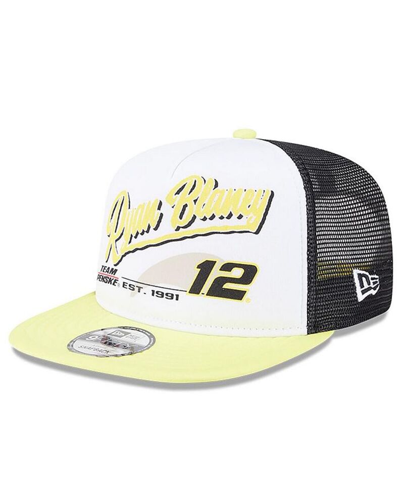 ニューエラ メンズ アクセサリー 帽子 New Era Men's Black Ryan Blaney 9FIFTY A-Frame Retro Script Snapback Hat Black ブラック