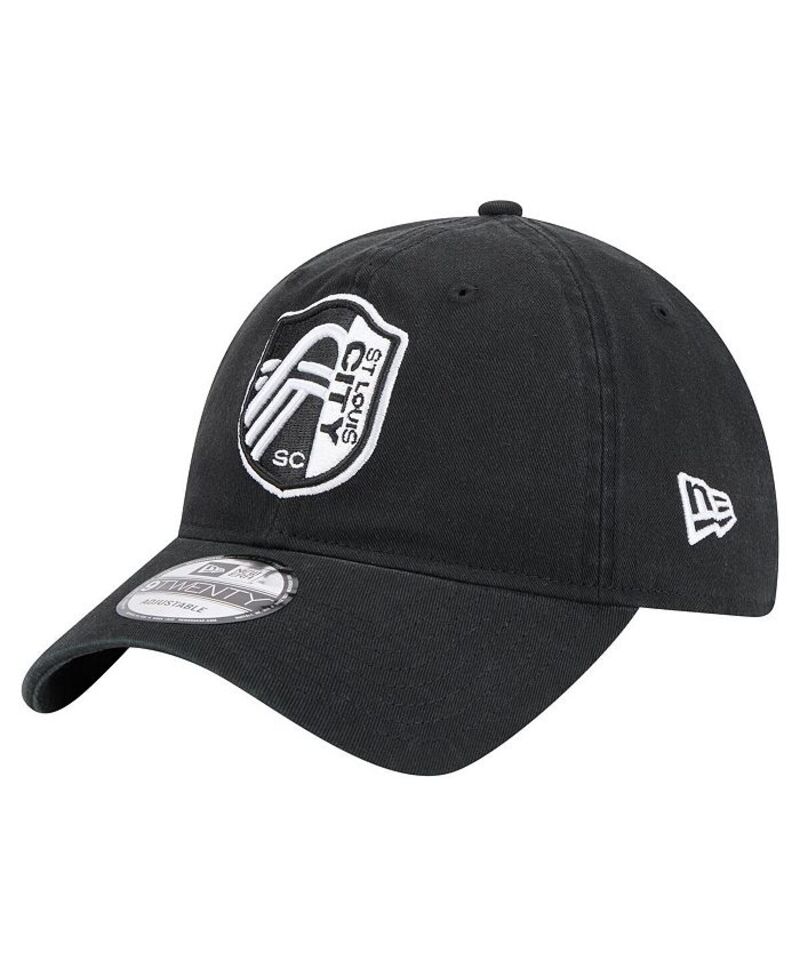 ニューエラ メンズ アクセサリー 帽子 New Era Men's Black St. Louis City SC 2025 Kickoff 9TWENTY Adjustable Hat Black ブラック