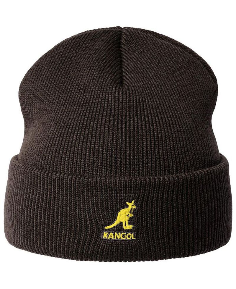 カンゴール メンズ アクセサリー 帽子 アクリル Kangol Men's Acrylic Cuff Pull-On Pull-Ons & Beanies Peat brown ブラウン｜ReVida 店