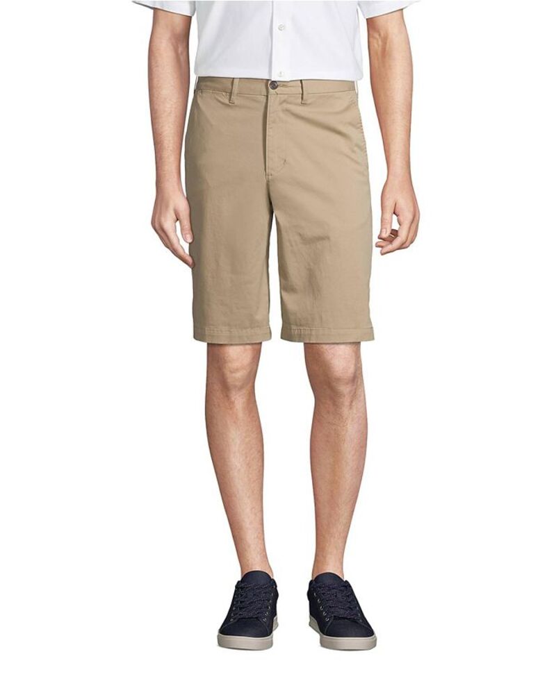 ランズエンド メンズ ボトムス ハーフパンツ・ショーツ トール Lands' End Big & Tall Knockabout 11 Chino Short Khaki カーキ