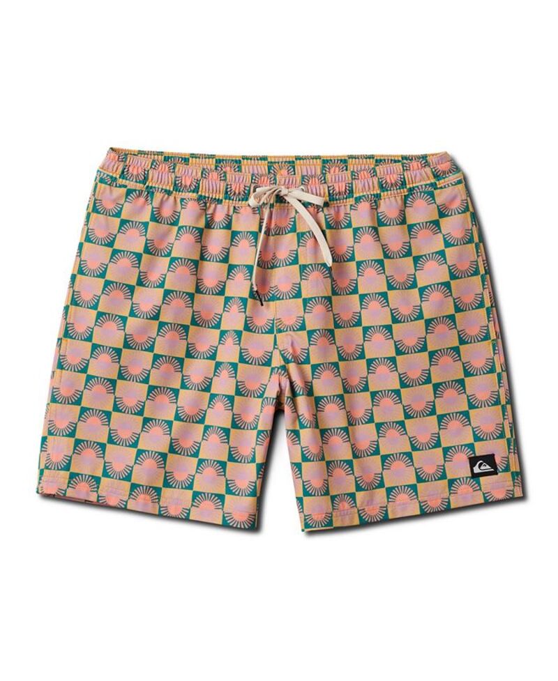 クイックシルバー メンズ 水着 ハーフパンツ・ショーツ ショートパンツ シルク Quiksilver Men's Surfsilk Mix Volley 17 Nb Shorts Mustard マスタード 12,766円