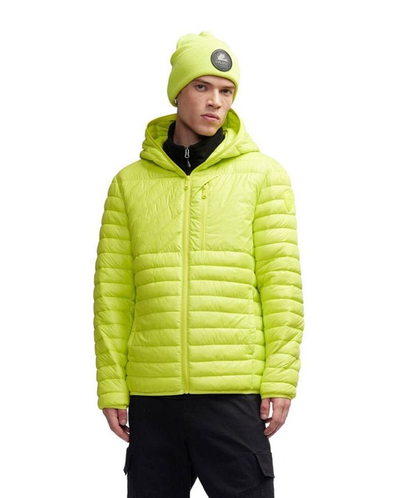 パジャール メンズ アウター ジャケット・ブルゾン Pajar Men's Adriel Lightweight Packable Puffer Neo green グリーン|ReVida 店