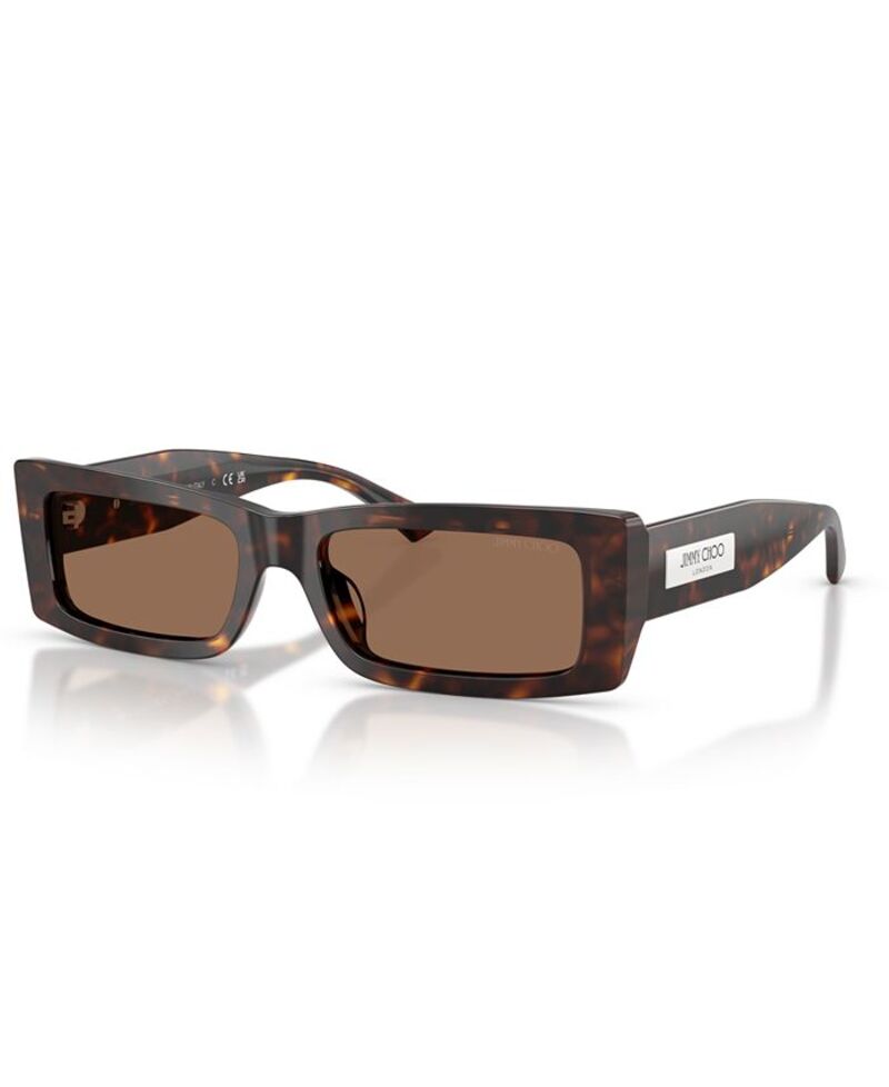 ジミーチュー レディース 付属品 サングラス・アイウェア Jimmy Choo Women\u0027s Large Sunglasses JC5040U Havana
