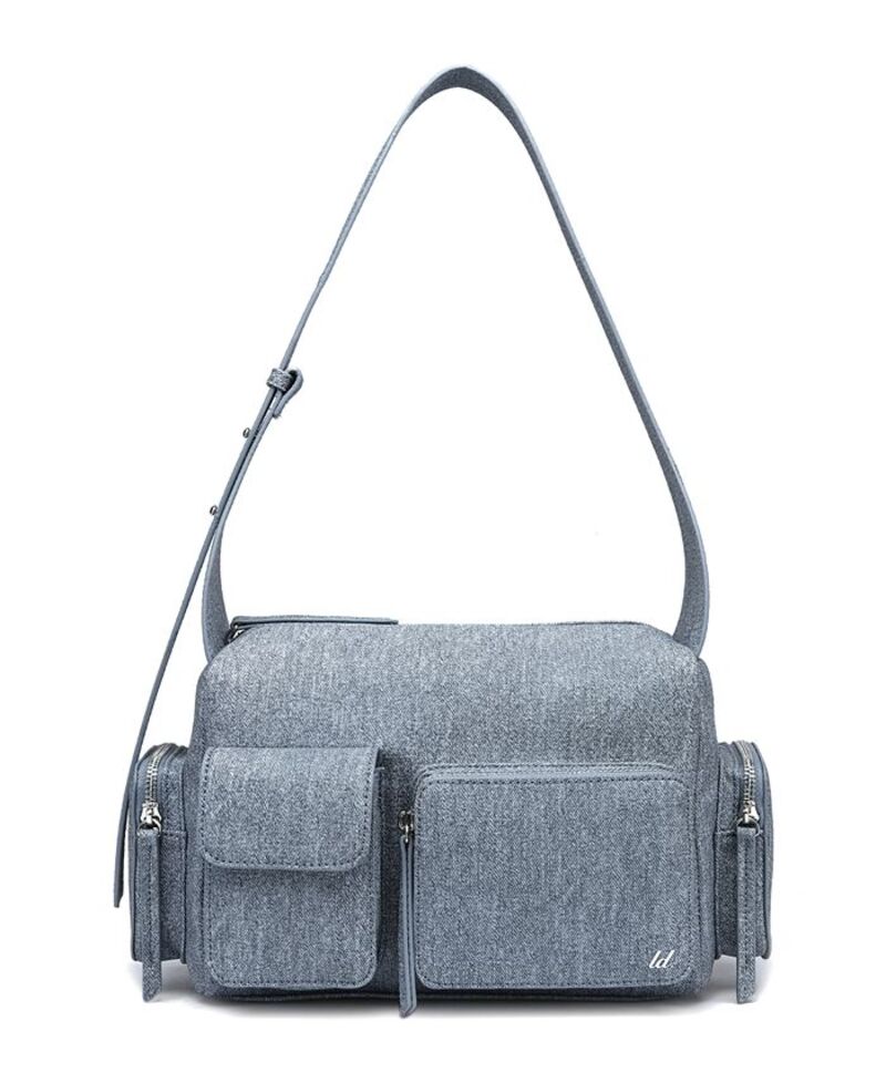 ライクドリームス レディース バッグ ショルダーバッグ LIKE DREAMS The Nomad Shoulder Bag Denim デニム