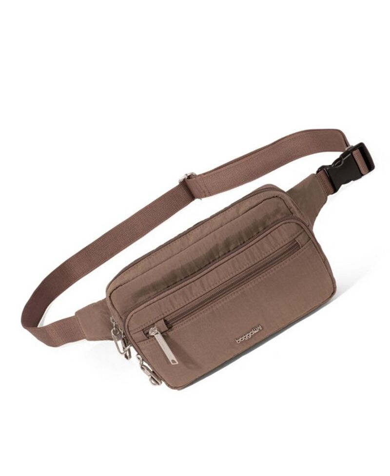 バッガリーニ レディース バッグ ボディバッグ・ウエストポーチ Baggallini Securtex Anti-Theft Sling Belt Bag Portobello