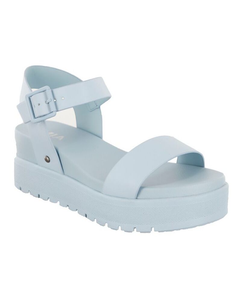 ミア レディース シューズ サンダル プラットフォーム MIA Women's Kayci Platform Round Toe Sandals Blue ブルー 19,110円