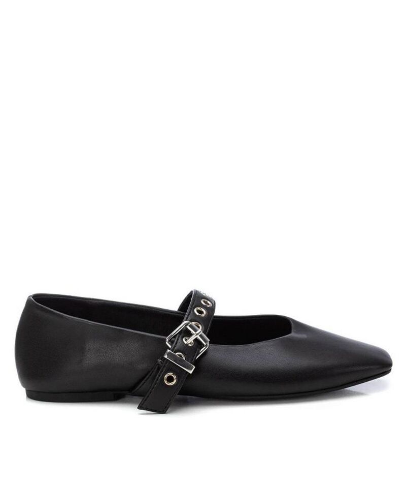 キシタイ レディース シューズ パンプス XTI Women's Pointy Toe Ballerinas Black ブラック