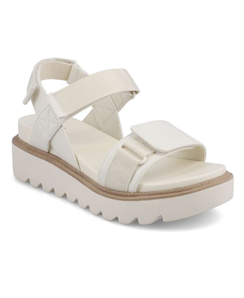 ミア レディース シューズ サンダル プラットフォーム MIA Women's Jony Platform Round Toe Sandals Bone