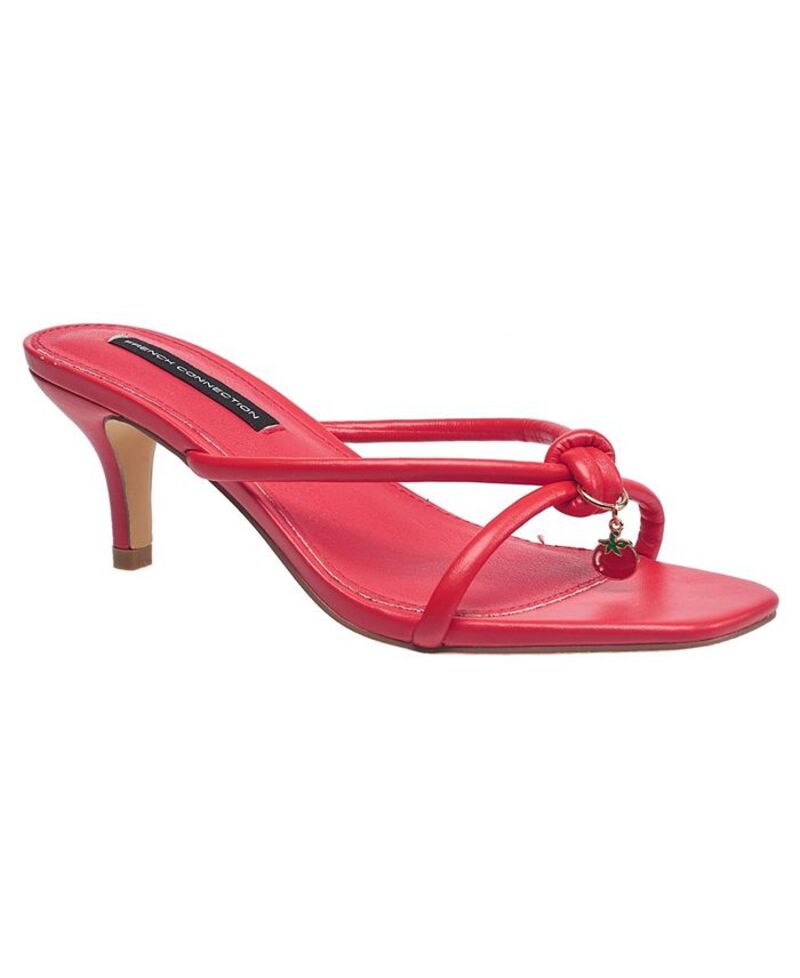 フレンチコネクション レディース シューズ サンダル ヒール French Connection Ladies TwirlC Kitten Heel Red レッド