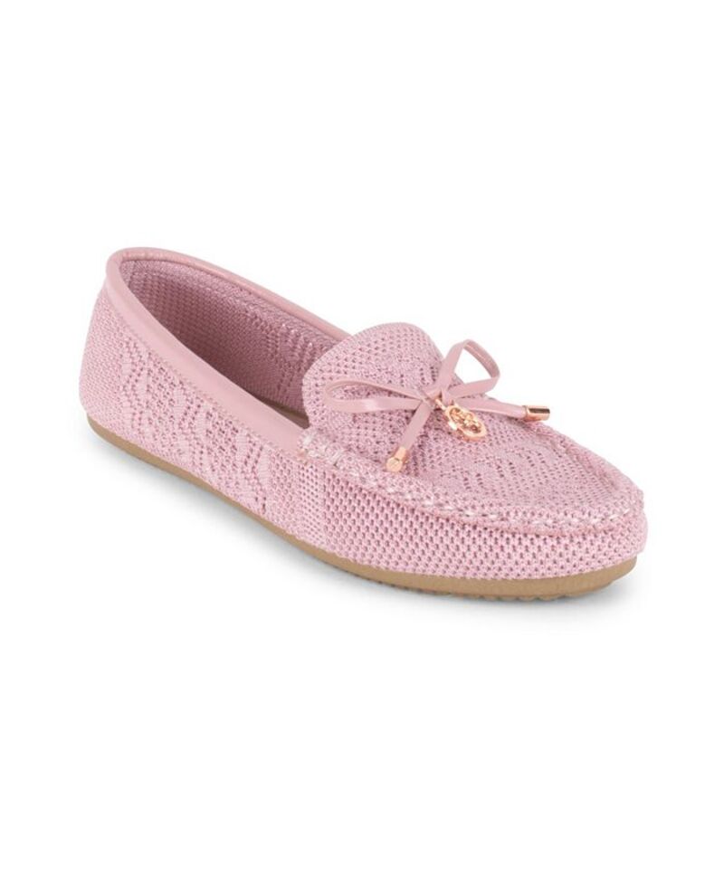 グロリアバンデービルト レディース シューズ パンプス 編み物 Gloria Vanderbilt Women\u0027s Rita Knit Slip On Flats Blush Lurex 毛はらい レディース靴-パンプス