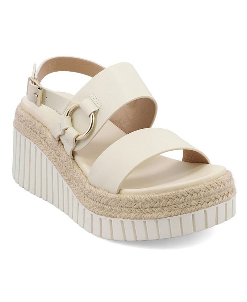 ミア レディース シューズ サンダル MIA Women's Yuna Round Toe Wedge Sandals Bone