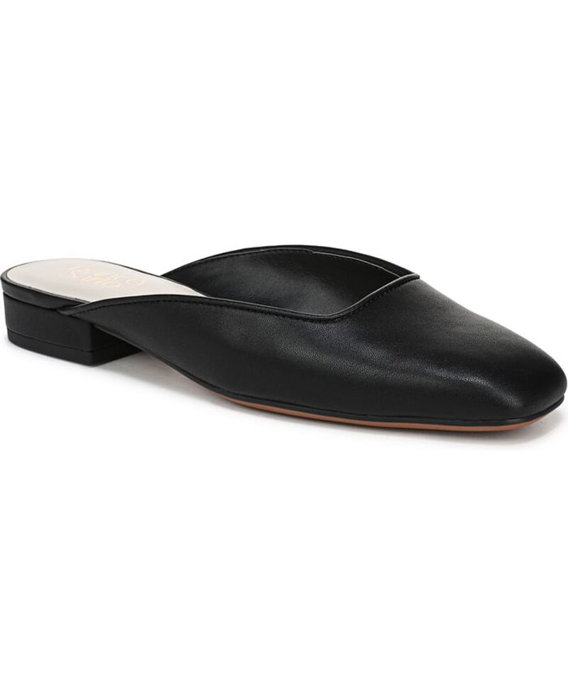 フランコサルト レディース シューズ サンダル ヒール Franco Sarto Women's Dayla Square Toe Block Heel Mules Black Faux Leather ブラック