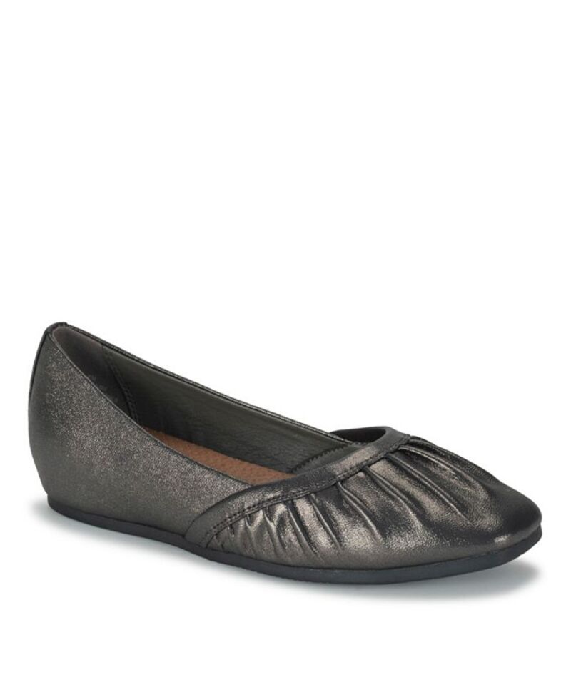ベアトラップス レディース シューズ パンプス Baretraps Women's Charlie Flats Gunmetal ガンメタル｜ReVida 店