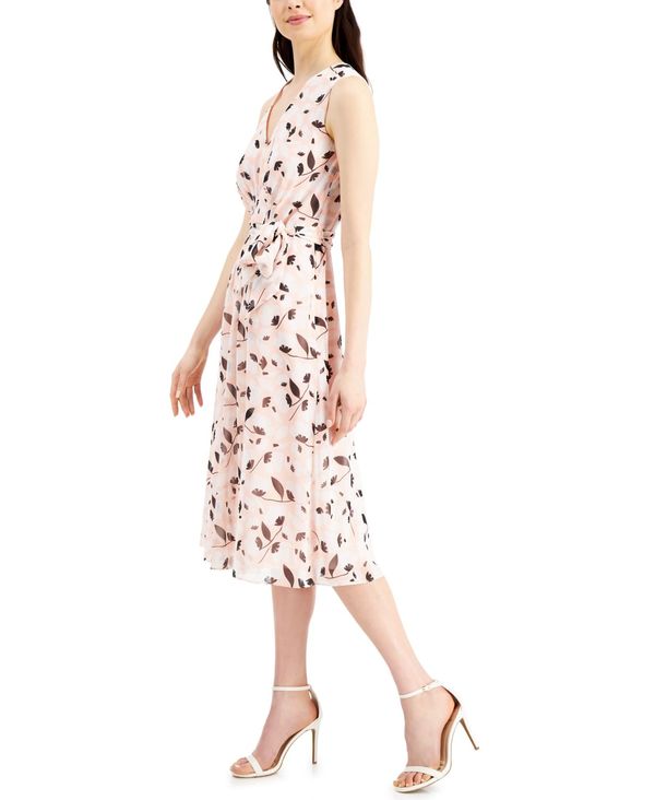 柔らかい アンクライン レディース ワンピース トップス Printed Midi Dress Cherry Blossom Combo New限定品 Rpd Dsinsider Com