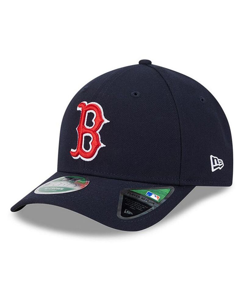ニューエラ メンズ アクセサリー 帽子 New Era Men's Navy Boston Red Sox Player Replica 9FORTY Adjustable Hat Navy ネイビー｜ReVida 店