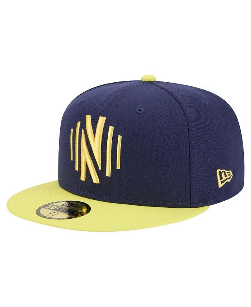 ニューエラ メンズ アクセサリー 帽子 New Era Men's Navy Nashville SC 2025 Kickoff 59FIFTY Fitted Hat Navy ネイビー|ReVida 店