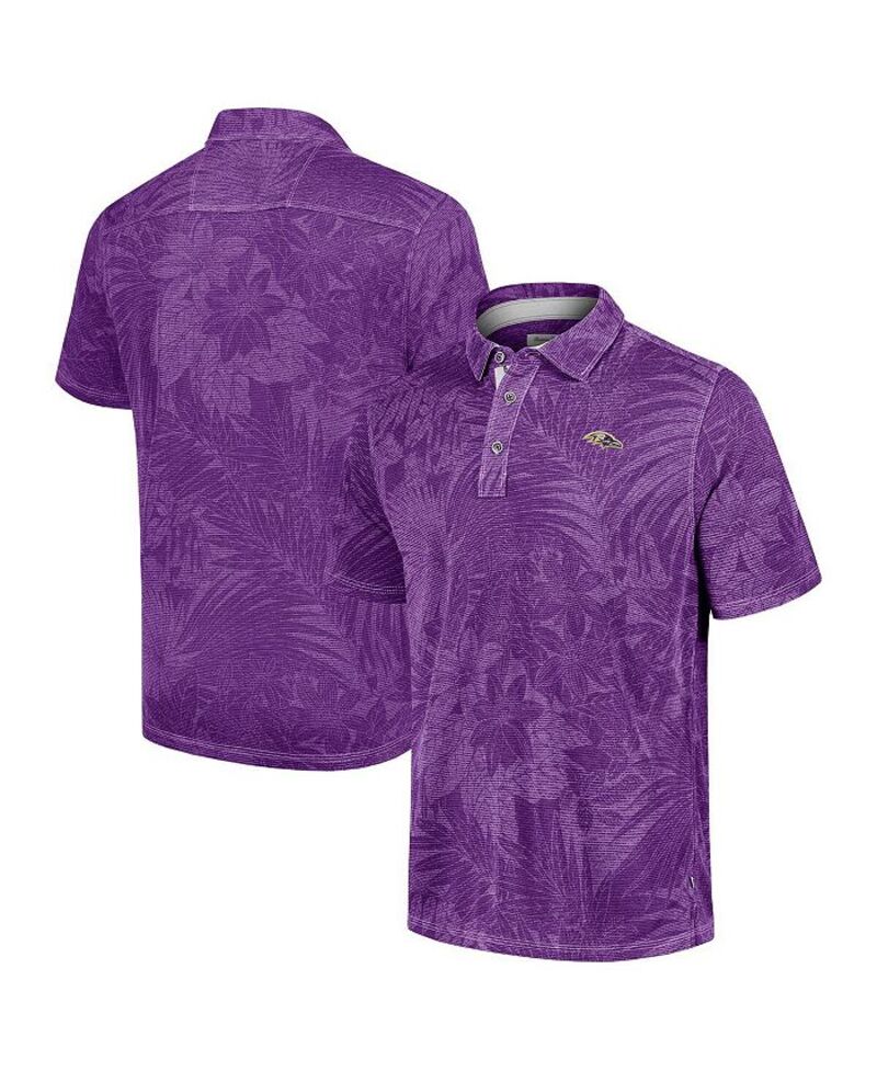 トッミーバハマ メンズ トップス ポロシャツ Tommy Bahama Men's Purple Baltimore Ravens Sport Santiago Paradise Polo Shirt Purple パープル 24,272円