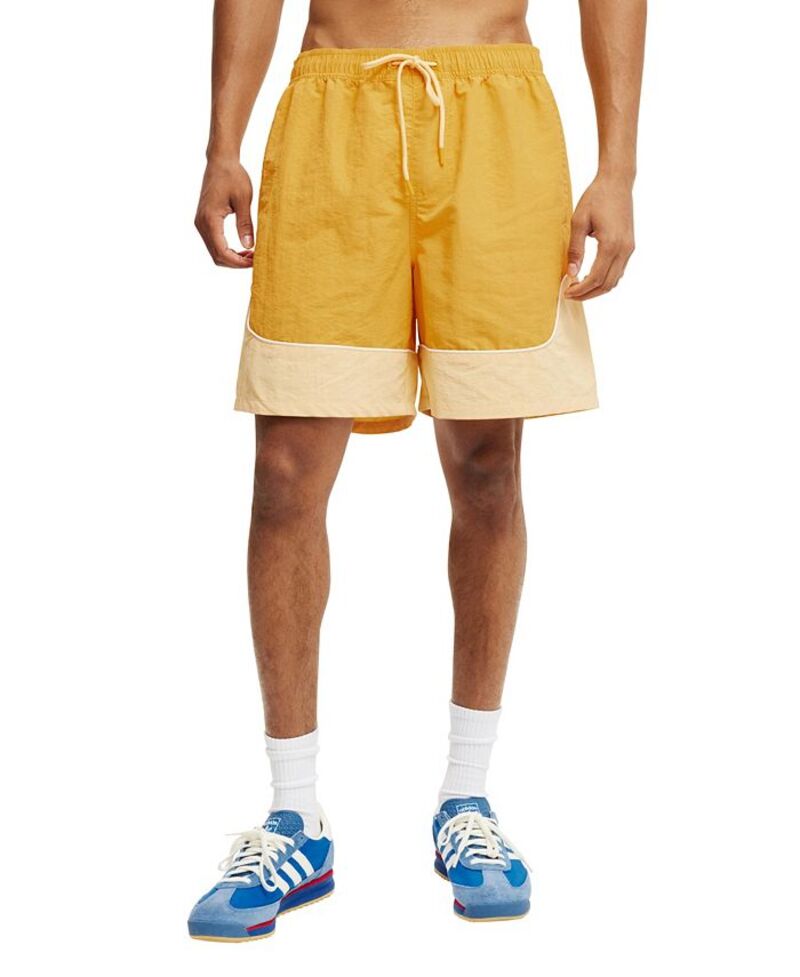 コットンオン メンズ ボトムス ハーフパンツ・ショーツ COTTON ON Men's All Purpose Short Yellow tonal panel イエロー