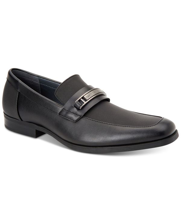 カルバンクライン メンズ シューズ スリッポン・ローファー Calvin Klein Men's Jameson Slip-on Dress Shoes Black ブラック|ReVida 店