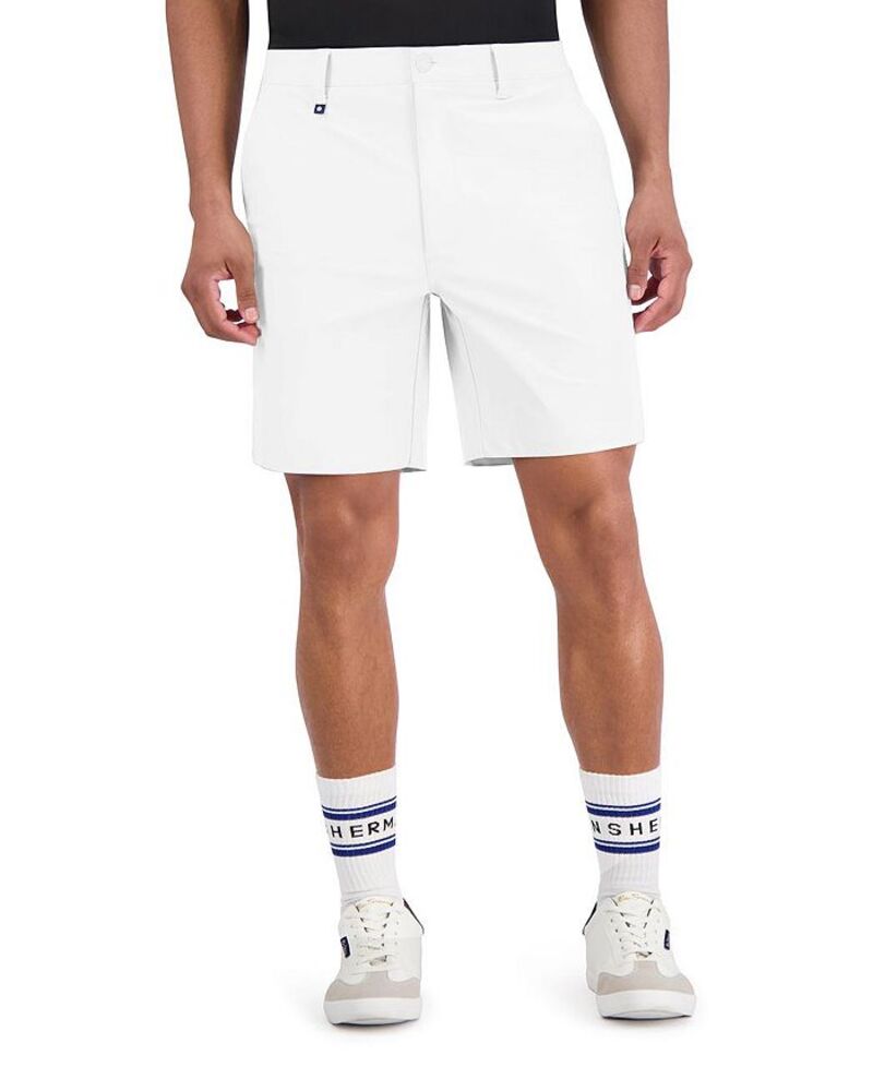 ベンシャーマン メンズ ボトムス ハーフパンツ・ショーツ ショートパンツ Ben Sherman Men's Golf 4-Way Stretch Tech Shorts White ホワイト