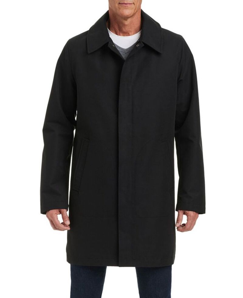 ヴィンスカムート メンズ アウター ジャケット・ブルゾン コート Vince Camuto Men's Urban Mac Transitional Coat Black ブラック