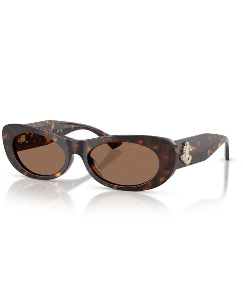 ジミーチュー レディース アクセサリー サングラス・アイウェア Jimmy Choo Women's Large Sunglasses JC5038BU Havana 68,640円