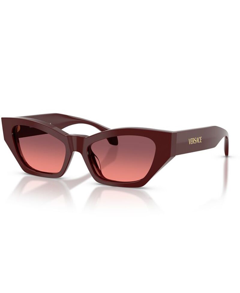 ヴェルサーチ レディース アクセサリー サングラス・アイウェア Versace Women's Large Sunglasses VE4488U Solid Red レッド