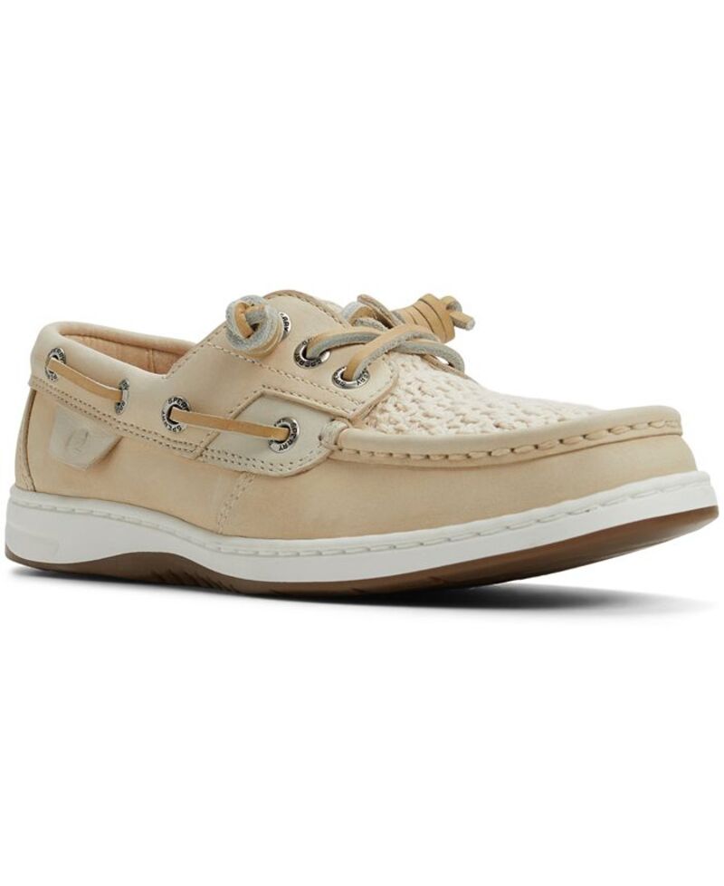 スペリー レディース シューズ パンプス レース Sperry Women's Rosefish 3-Eye Lace-Up Boat Shoes Tan タン｜ReVida 店