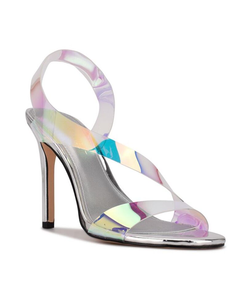 ナインウェスト レディース シューズ サンダル Nine West Ilene Almond Toe Dress Sandals Light Blue ブルー