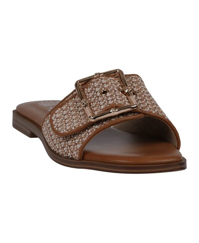 ジーシーシューズ レディース シューズ サンダル GC Shoes Women's Indie Woven Buckle Flat Sandals Tan タン