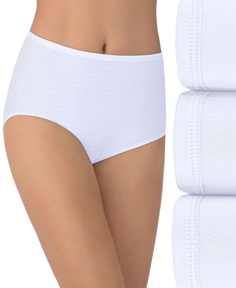 バニティフェア レディース アンダーウェア パンツ Vanity Fair Women's 3-Pk. Illumination Brief Underwear 13310 White ホワイト 9,840円