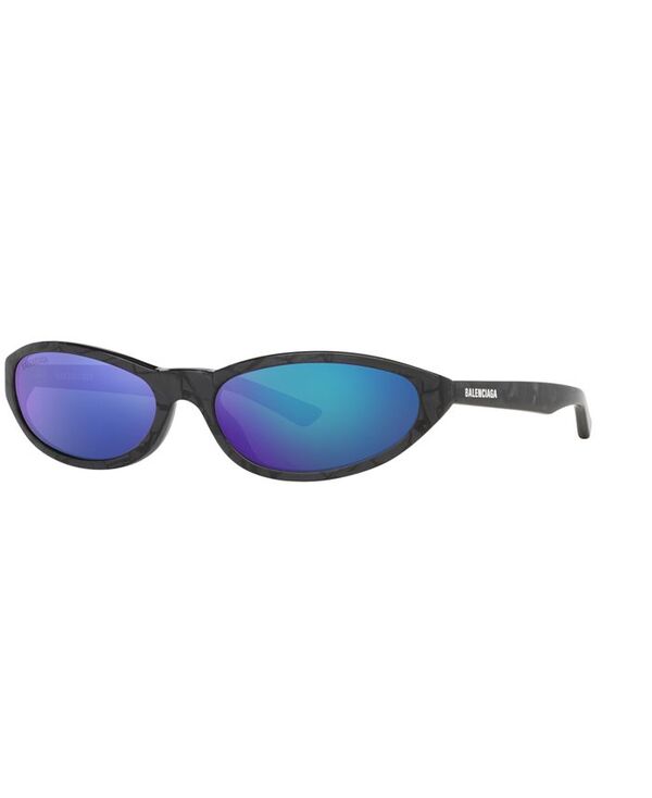 バレンシアガ メンズ 佩び物 サングラス・アイウェア Balenciaga Unisex Small Sunglasses BB0007S 6E000197 Purple パープル
