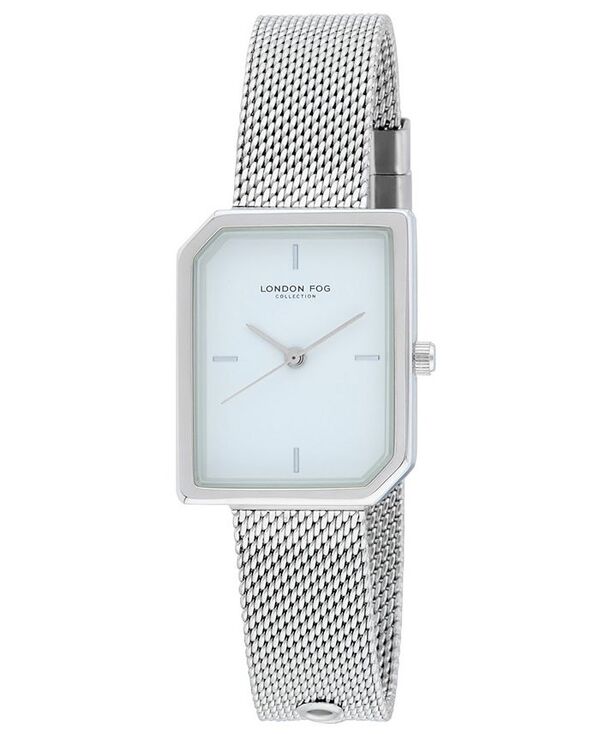 ロンドンフォグ メンズ アクセサリー 腕時計 メッシュ London Fog Unisex Cavern Silver Alloy Mesh Watch 24mm Silver シルバー 17,381円